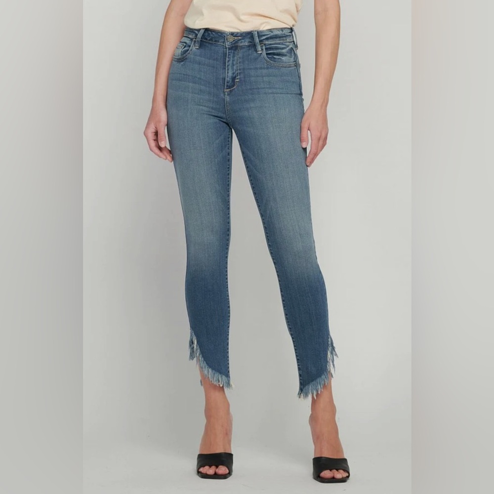 HIDDEN BRAND - TAYLOR EXTREME FRAY HIGH RISE SKINNY JEAN
